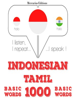 cover image of 1000 kata-kata penting di Tamil